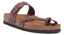 Birkenstock Mayari Sandale à lanières en cuir huilé pour femmes, brun foncé