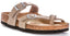 Birkenstock Mayari Sandales Véganes à Boucle d'Orteil en Taupe