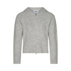 Dual Zip Hoodie - Light Grey