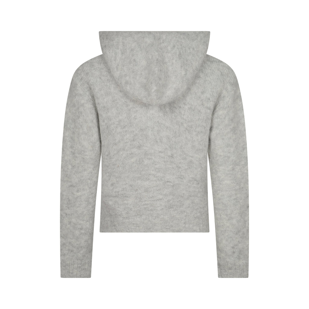 Dual Zip Hoodie - Light Grey