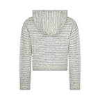 Dual Zip Hoodie - Grey Stripe