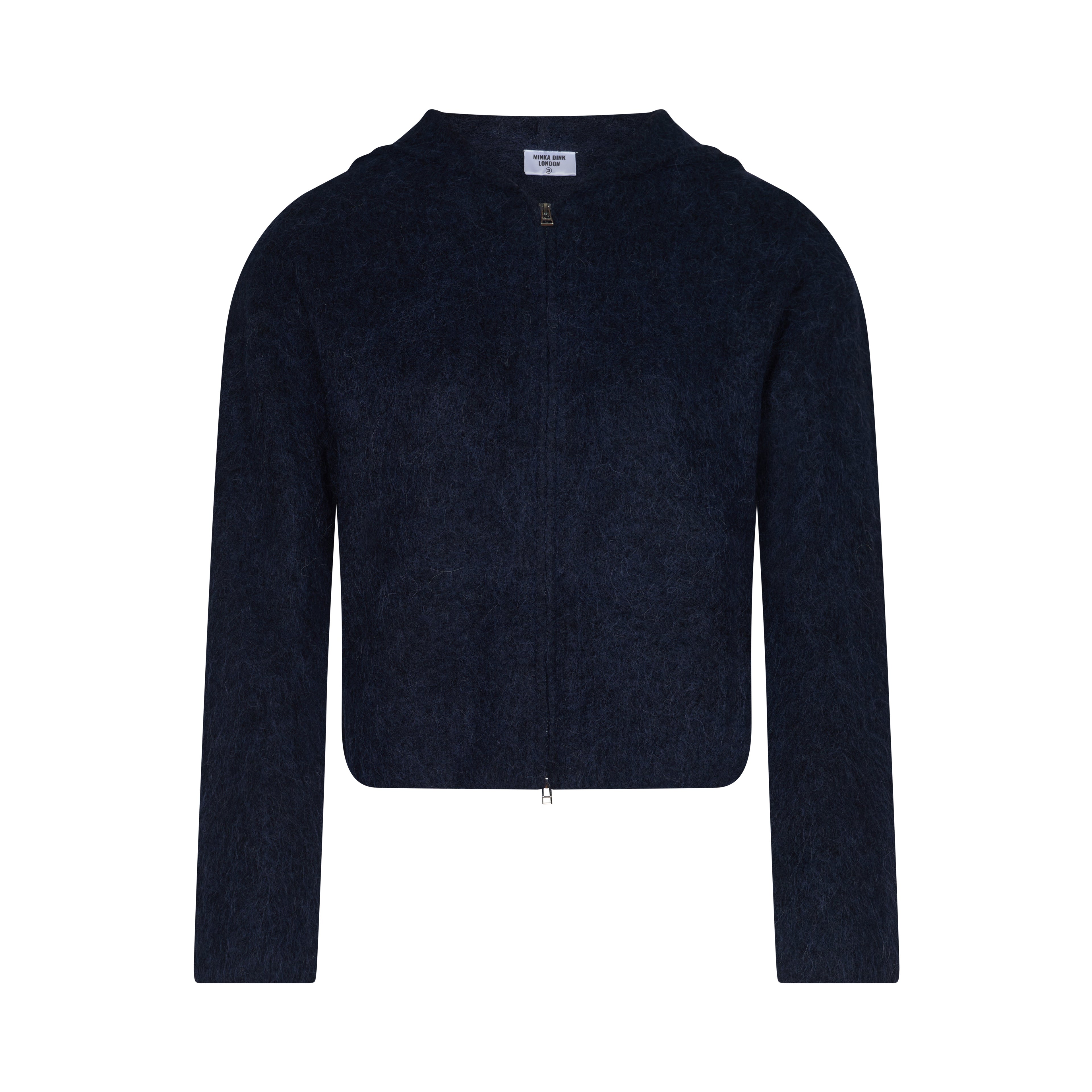 Dual Zip Hoodie - Navy