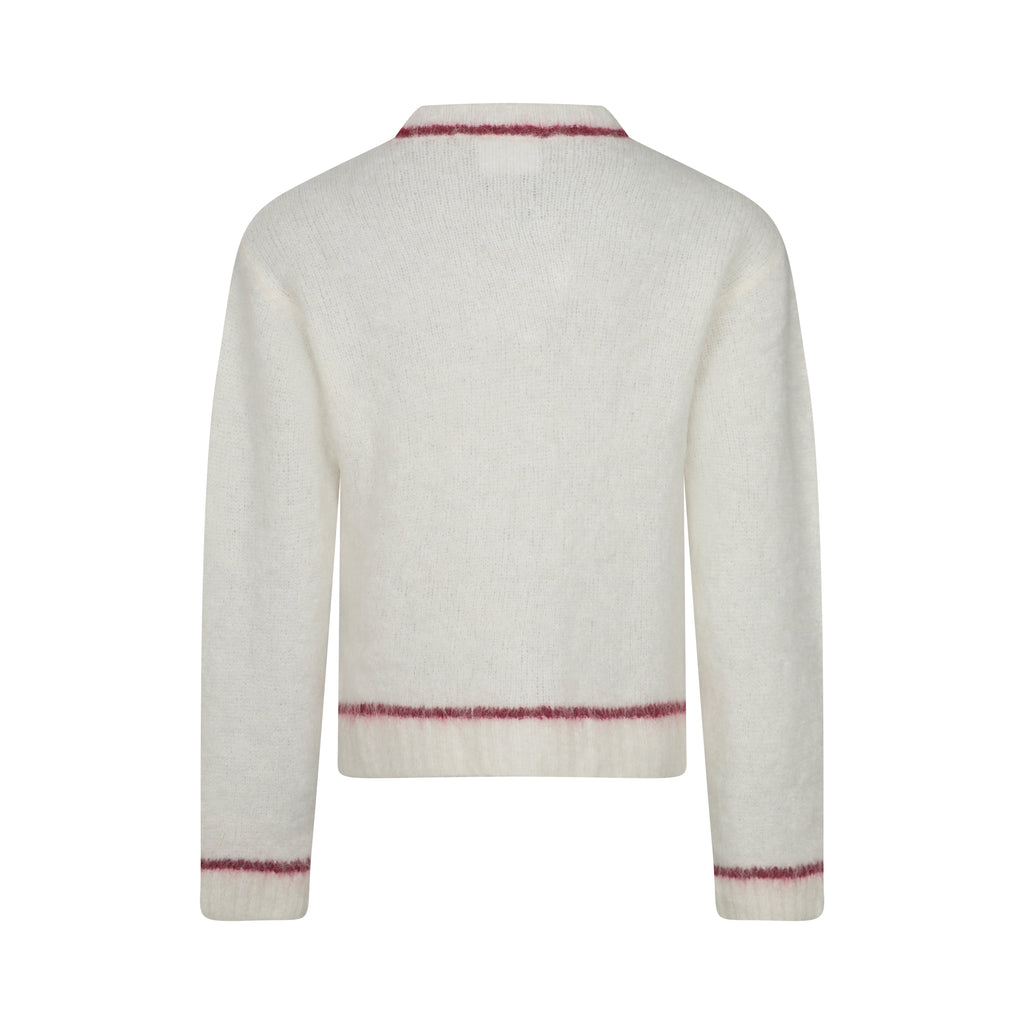 Dual Zip Jumper - Cream