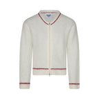 Dual Zip Jumper - Cream
