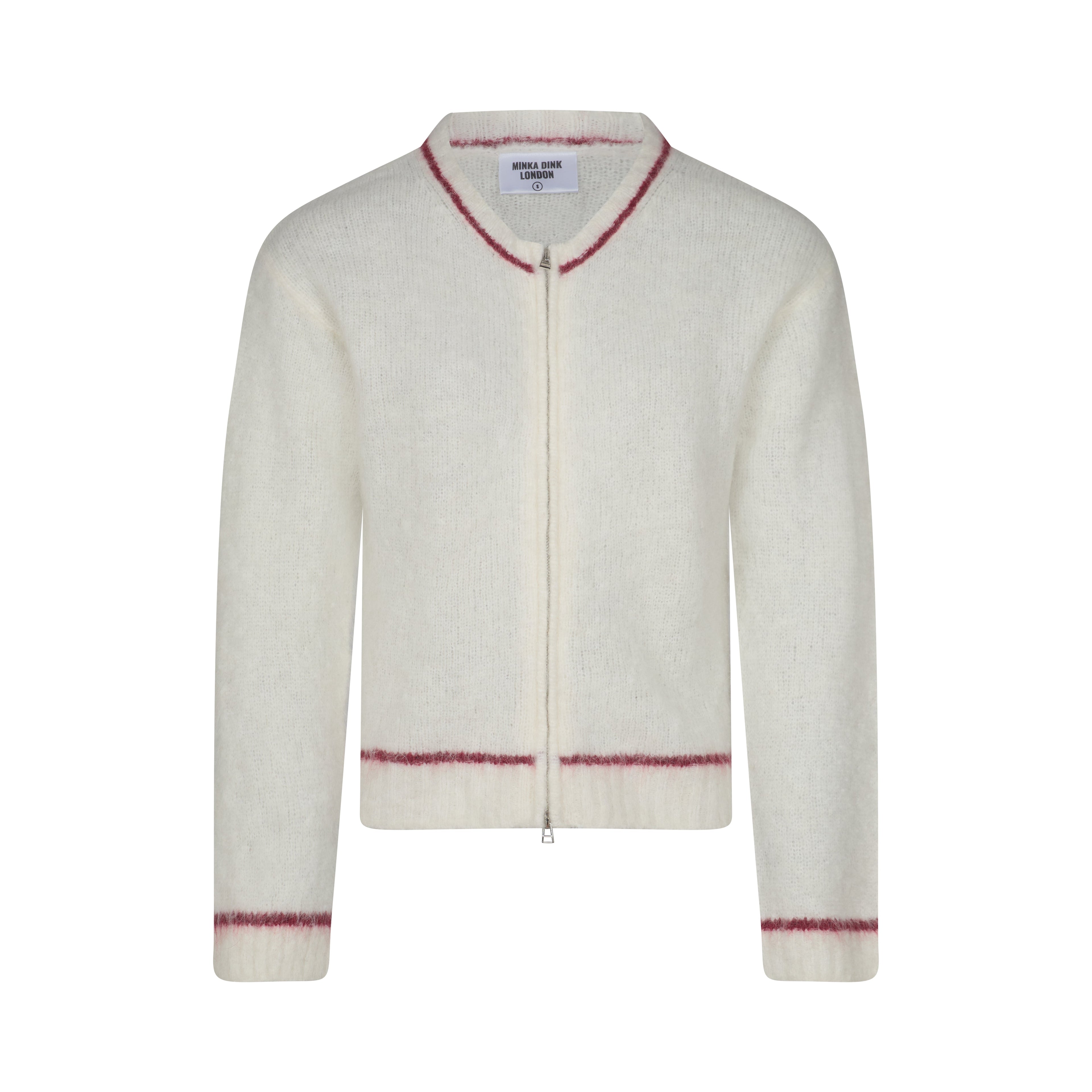 Dual Zip Jumper - Cream