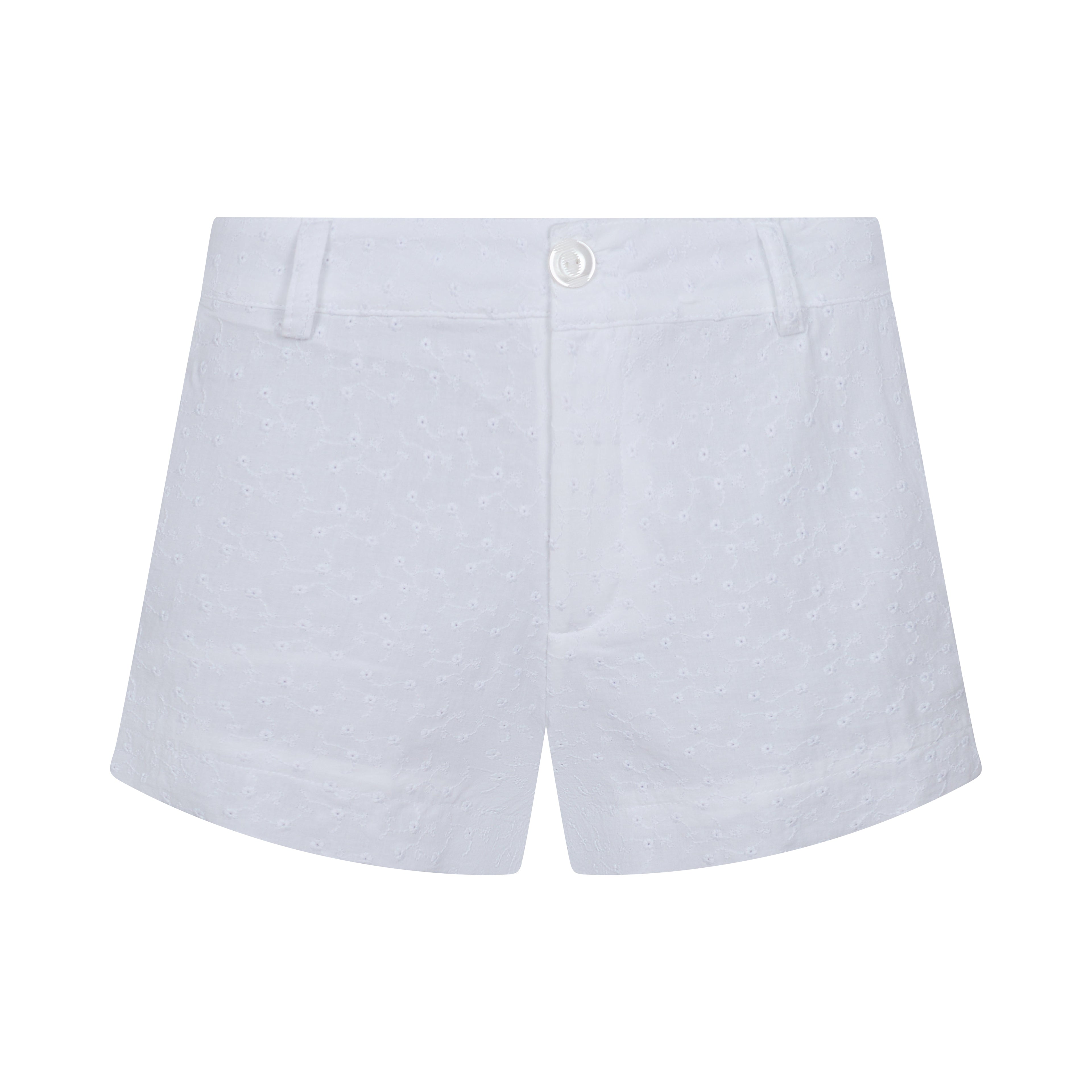 Mini Shorts - White