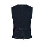 Hani Waistcoat - Dark Wash