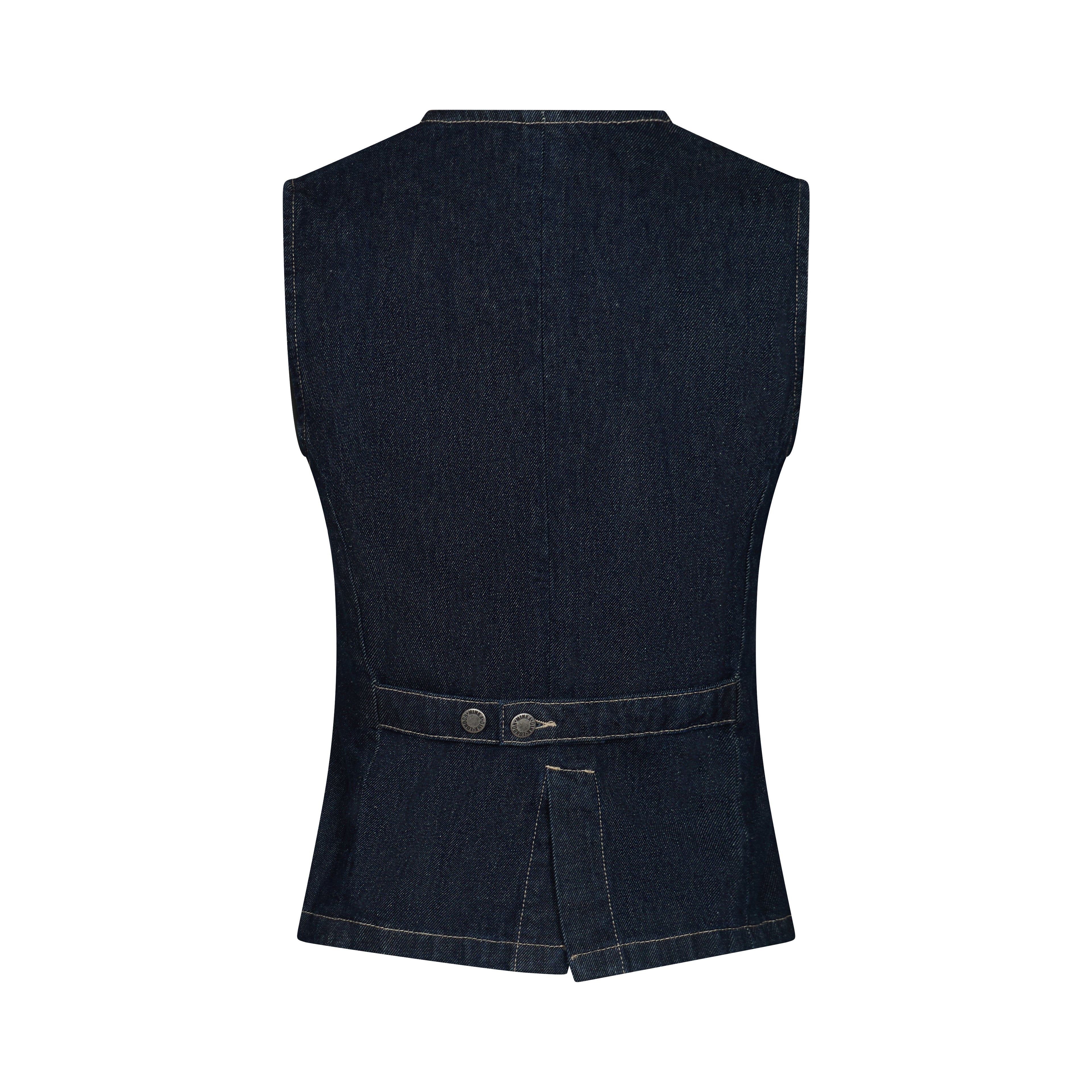 Hani Waistcoat - Dark Wash