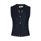 Hani Waistcoat - Dark Wash