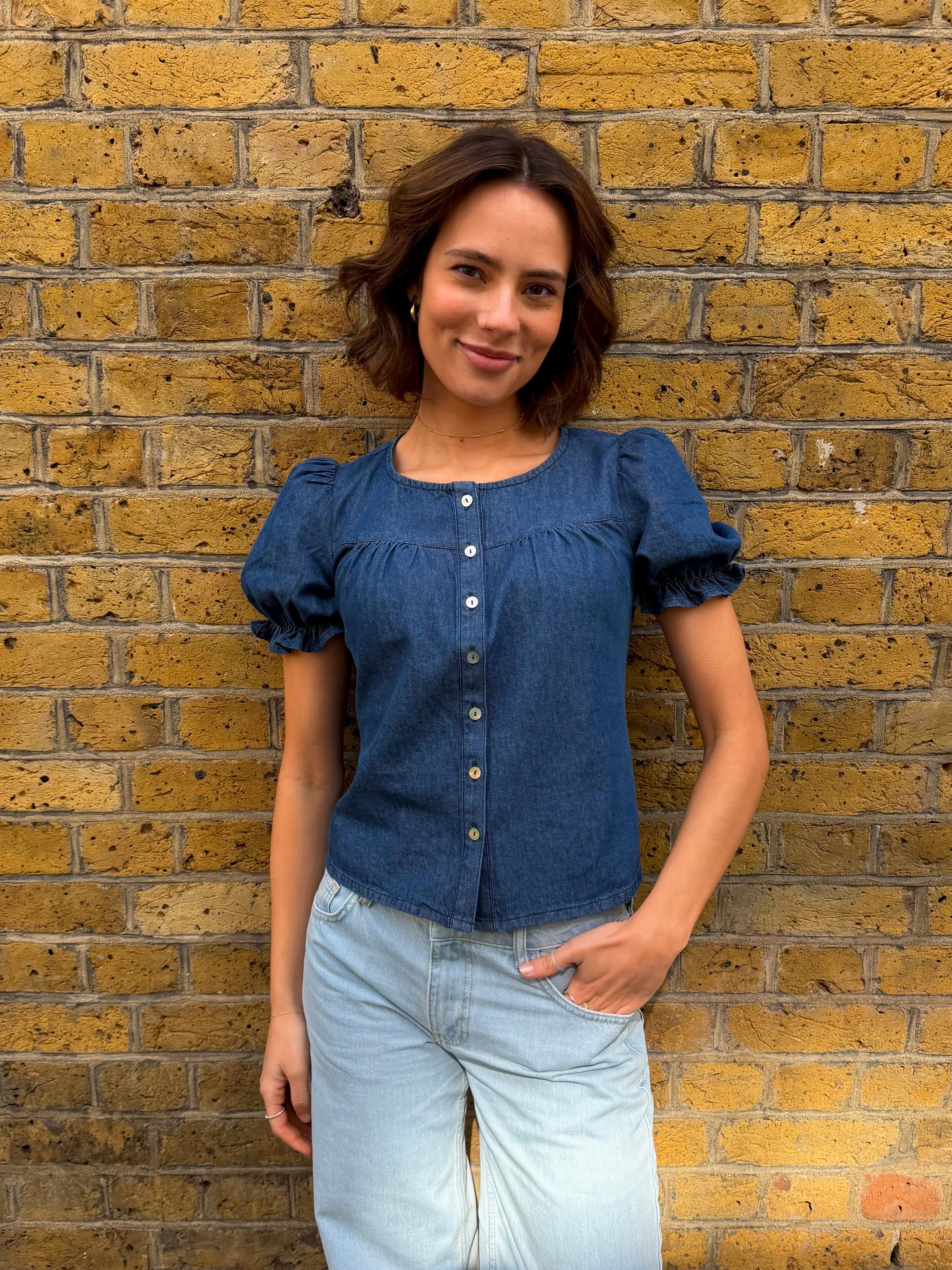 Perdie Blouse - Indigo Secondary image