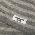 Evie Scarf - Grey Stripe