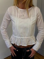 Mina Blouse - White