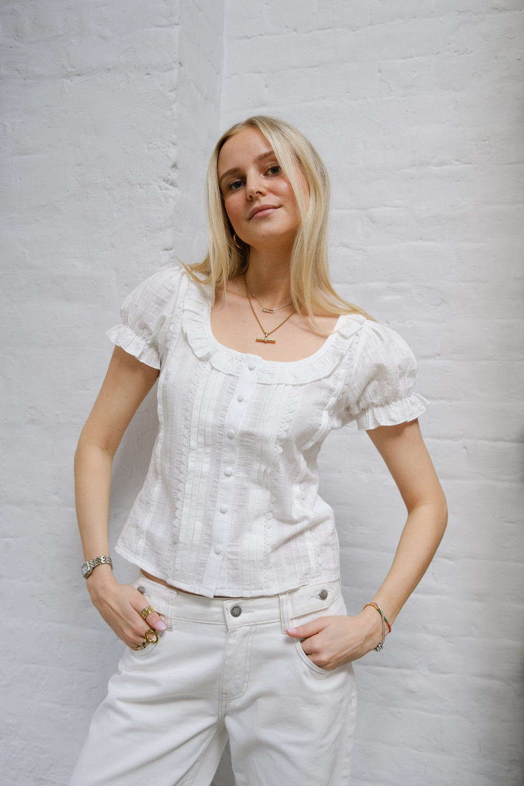 Ines Blouse - White