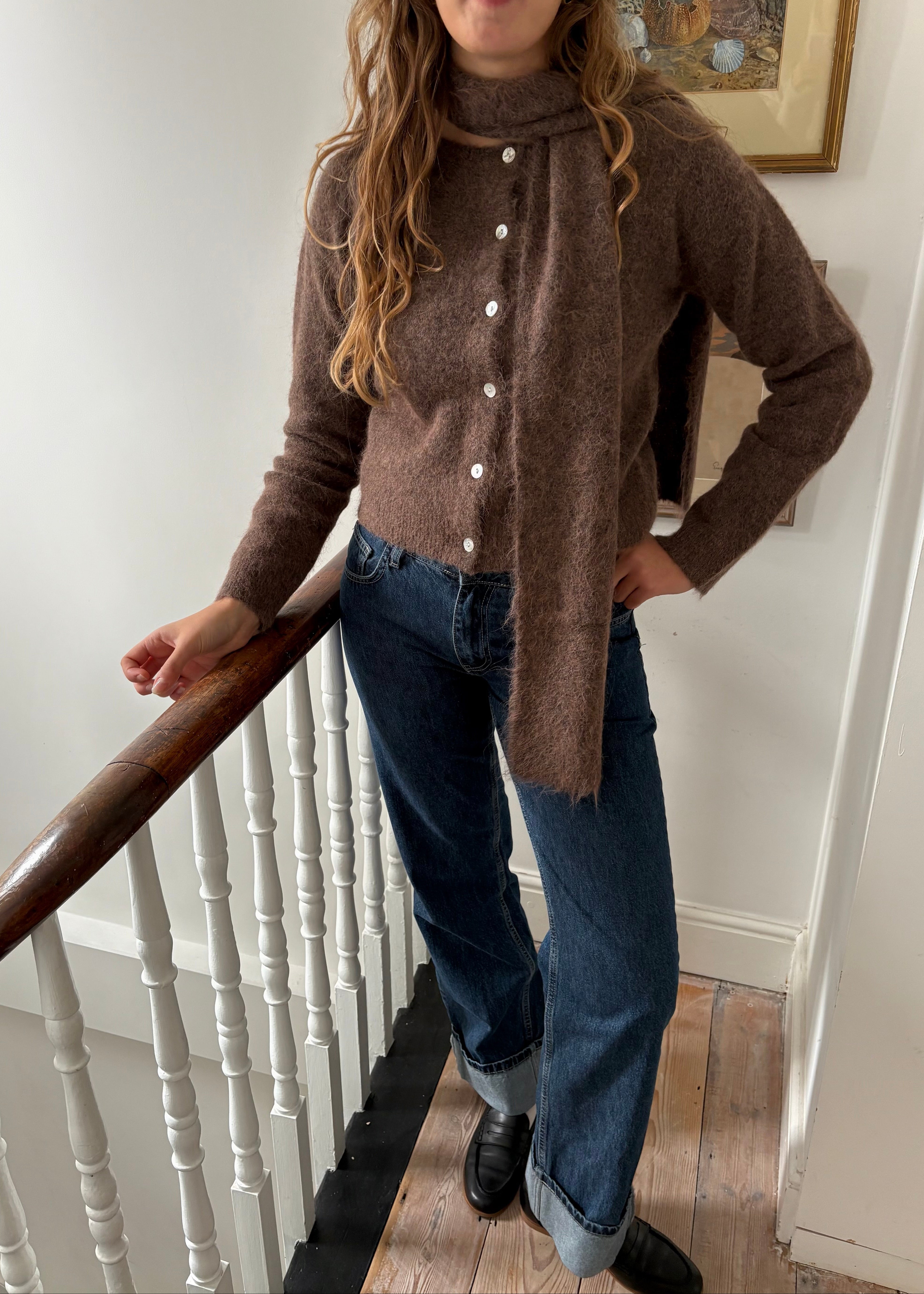 Evie Scarf - Brown Main image