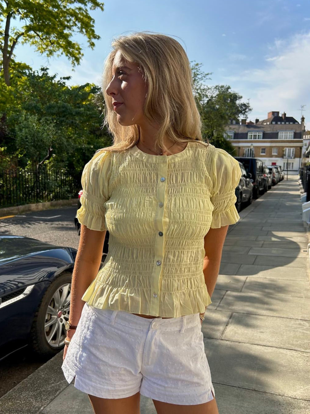 Esme Blouse - Lemon Main image