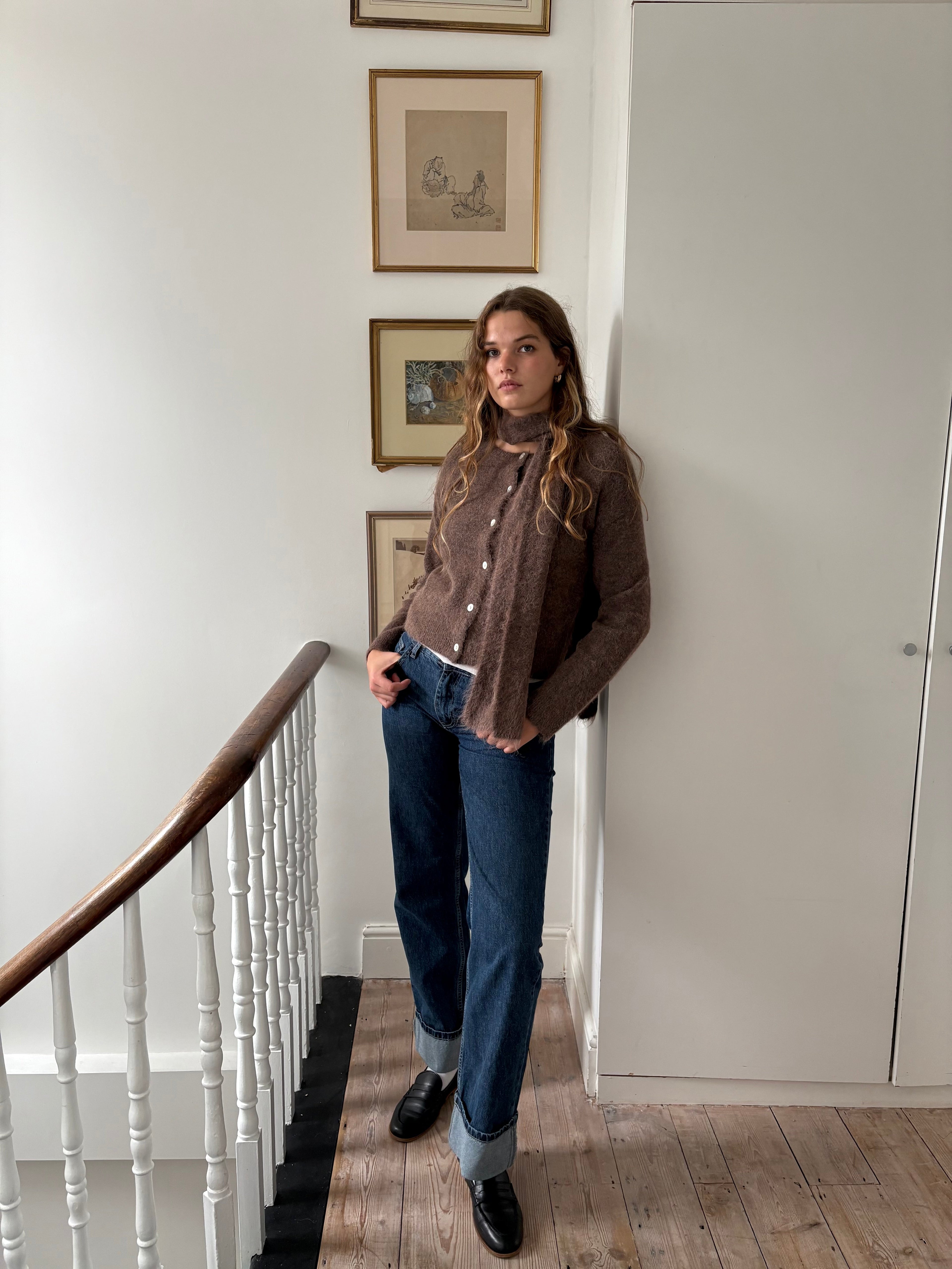 Evie Scarf - Brown