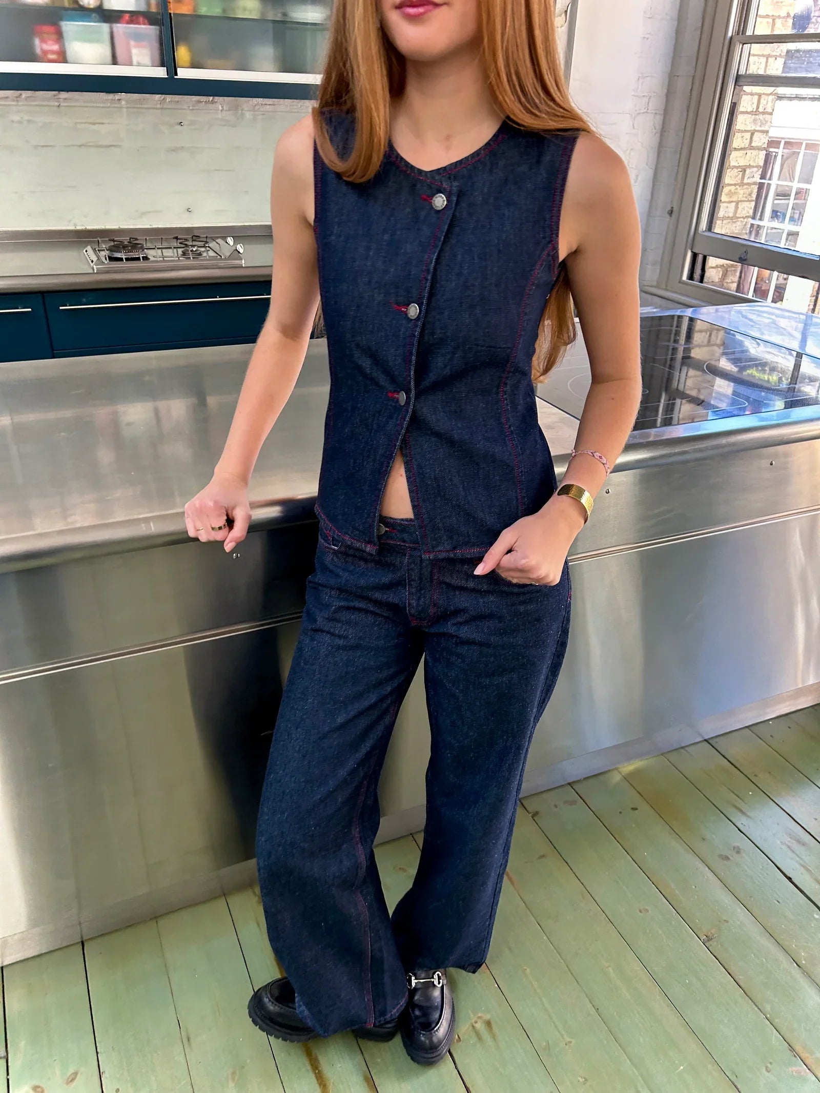 Nina Waistcoat & Jeans Co-Ord Secondary image