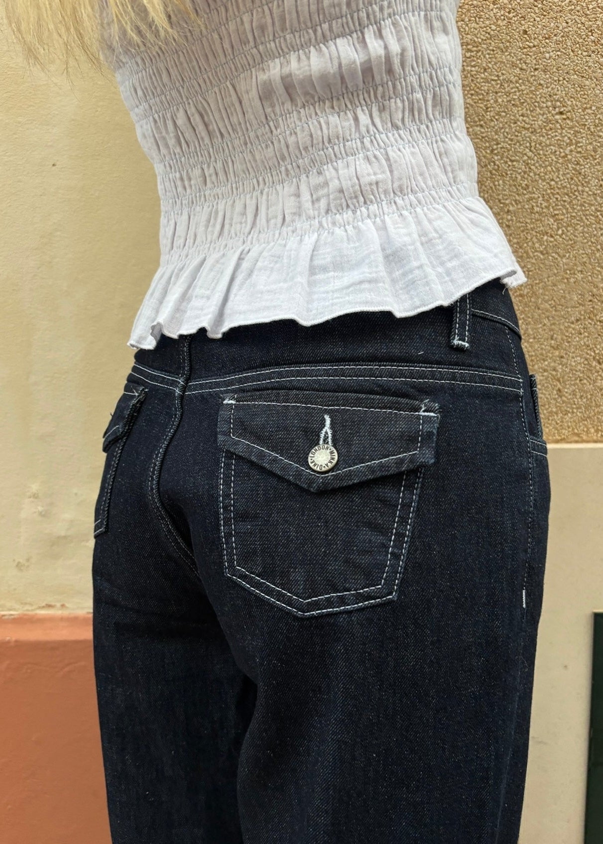 Nina Jeans - Indigo & White Main image