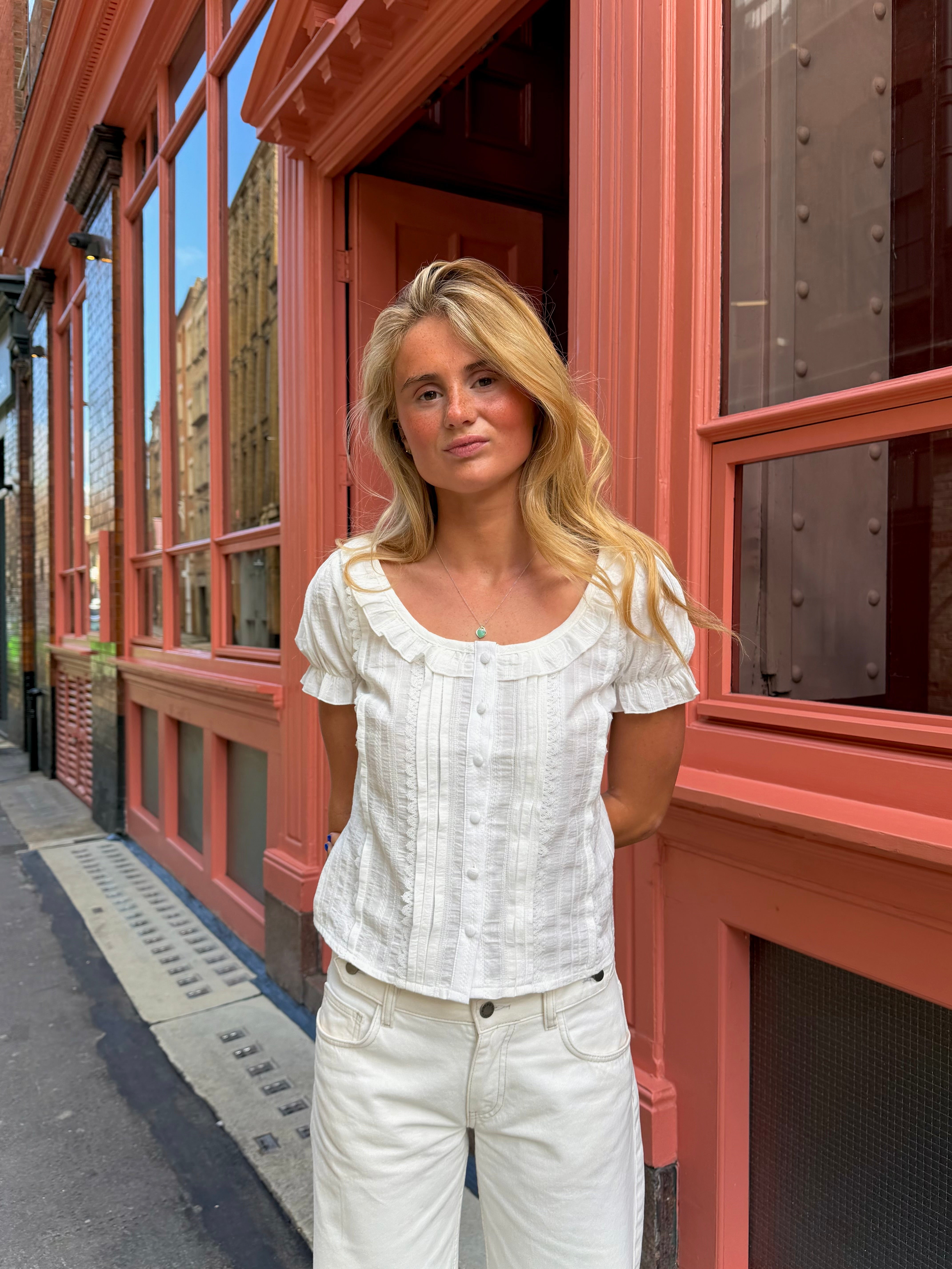 Ines Blouse - White Main image