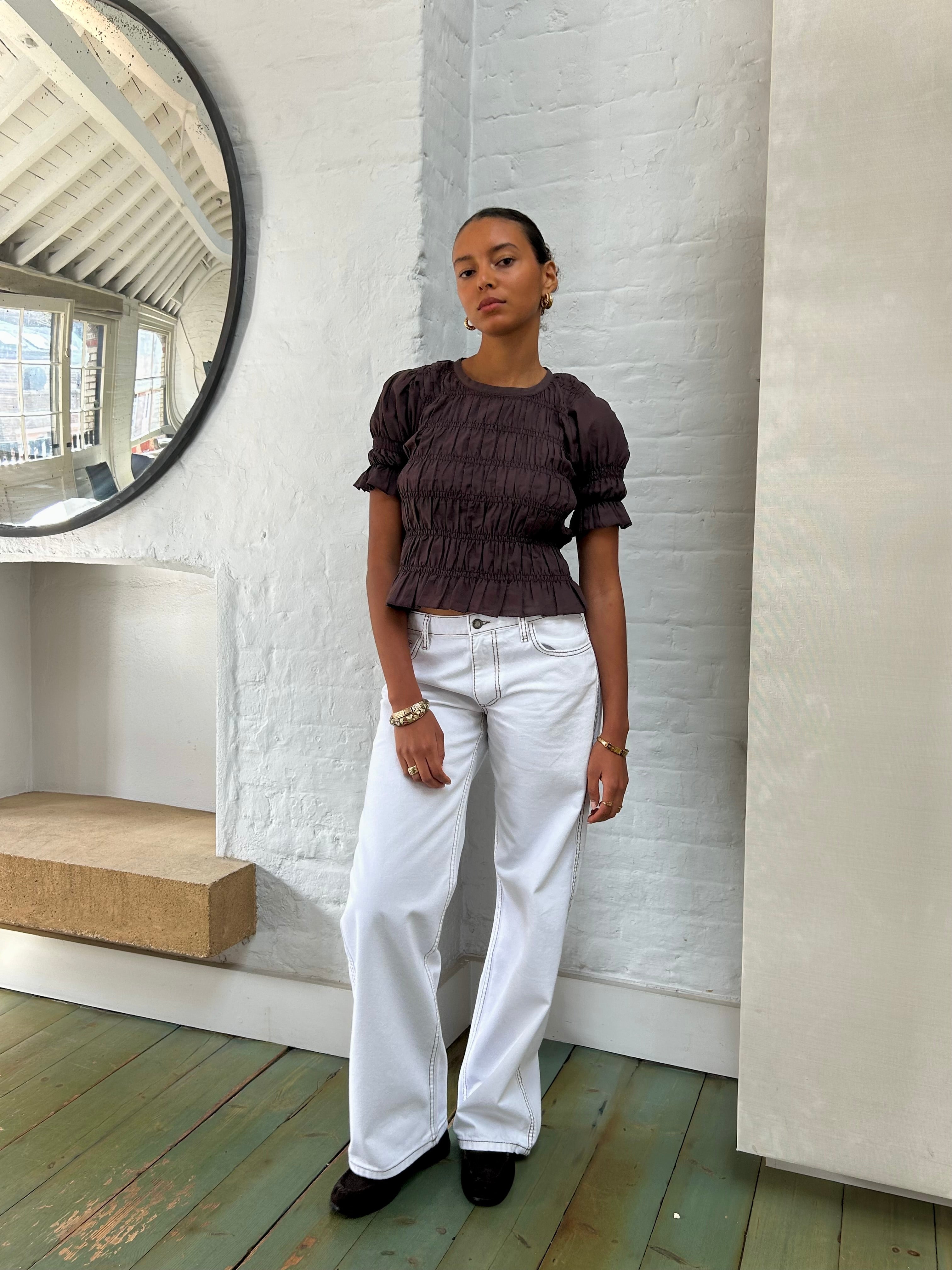 Emmie Blouse - Brown Secondary image