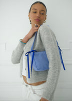 Gingham Shoulder Bag - Blue