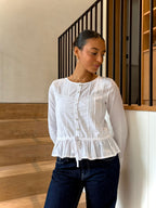 Mina Blouse - White