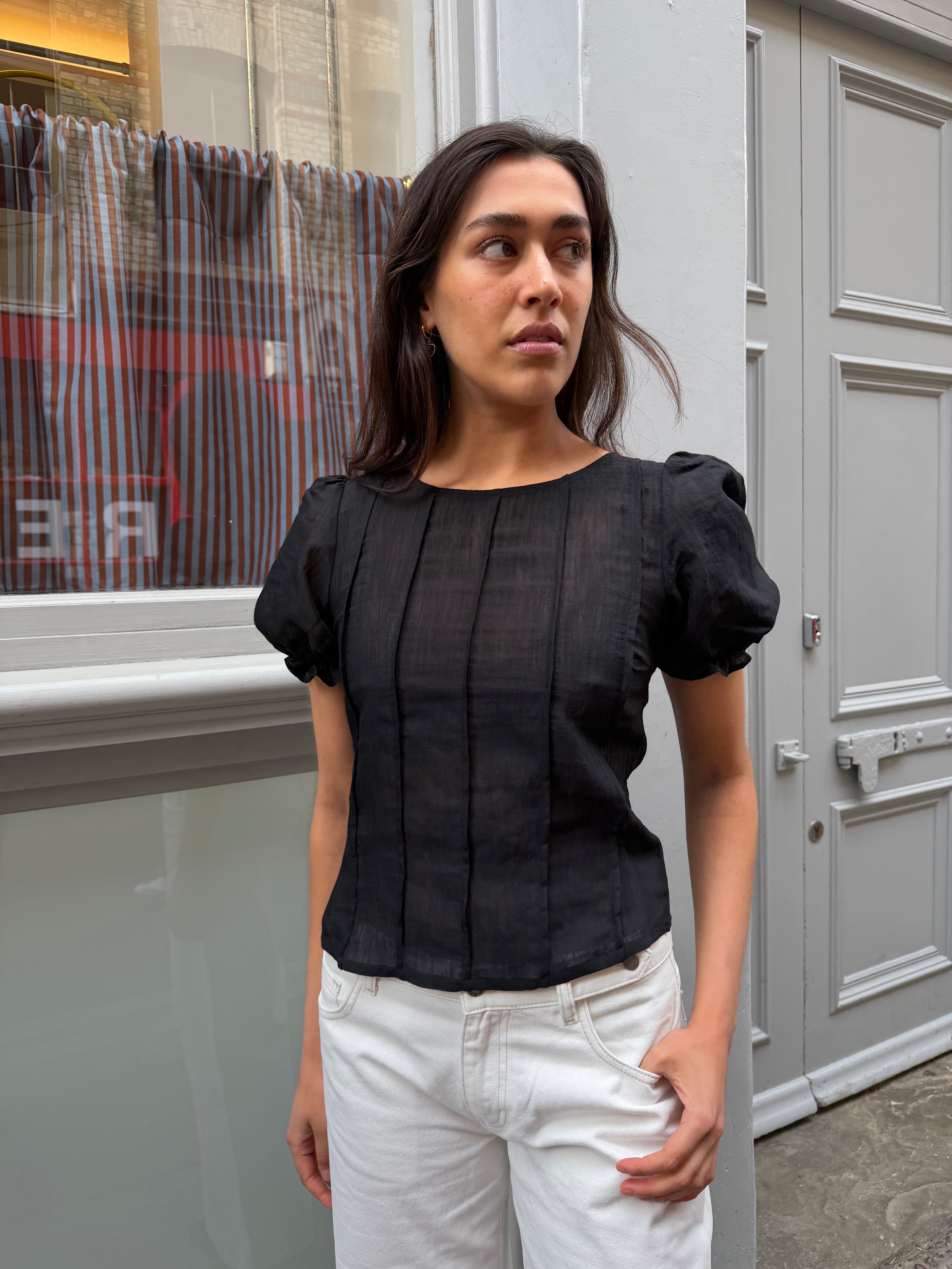 Ida Blouse - Black Main image