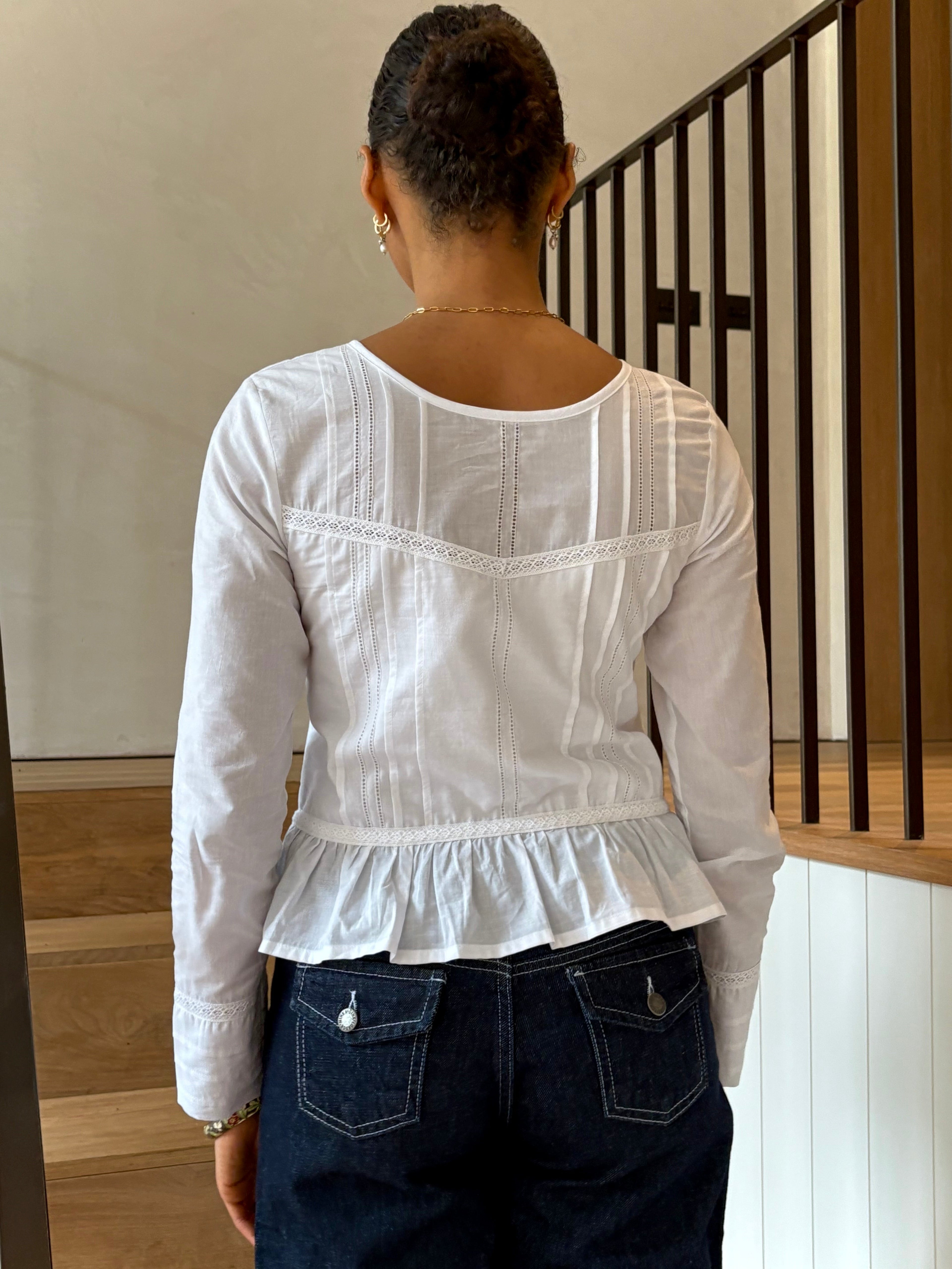 Mina Blouse - White