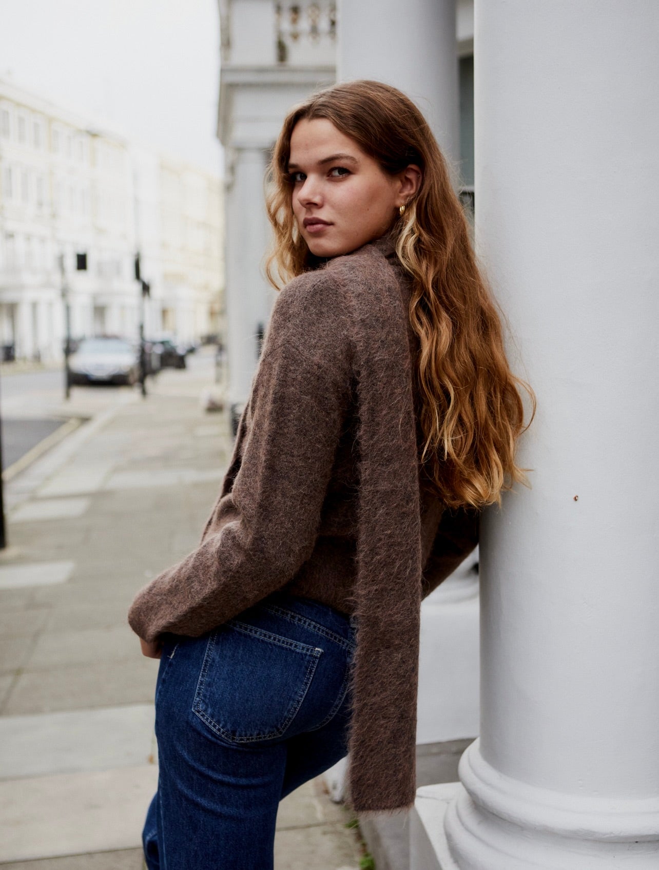 Evie Scarf - Brown
