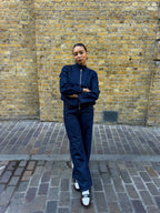 Nina Jacket - Indigo & Red