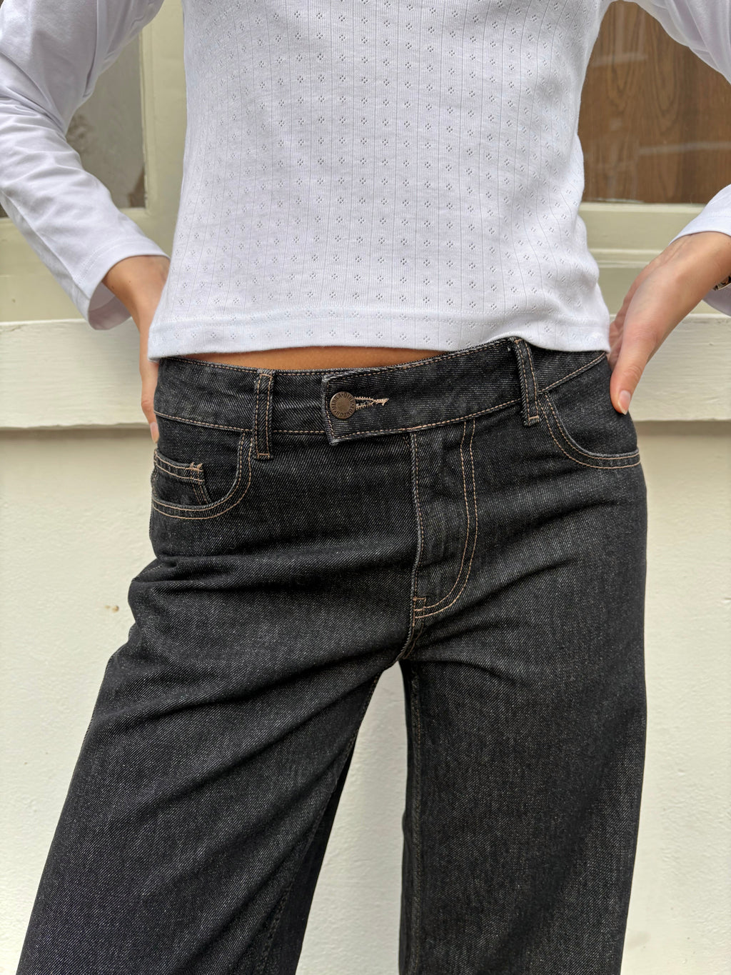 Nina Jeans - Black Wash
