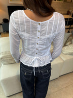 Mina Blouse - White