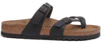 Birkenstock Mayari Sandale électrique à lanières métalliques pour femmes dans noire