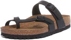 Birkenstock Mayari Sandale électrique à lanières métalliques pour femmes dans noire
