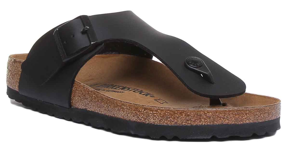 Birkenstock Ramses BF sandales à semelle en liège noir pour hommes Main image