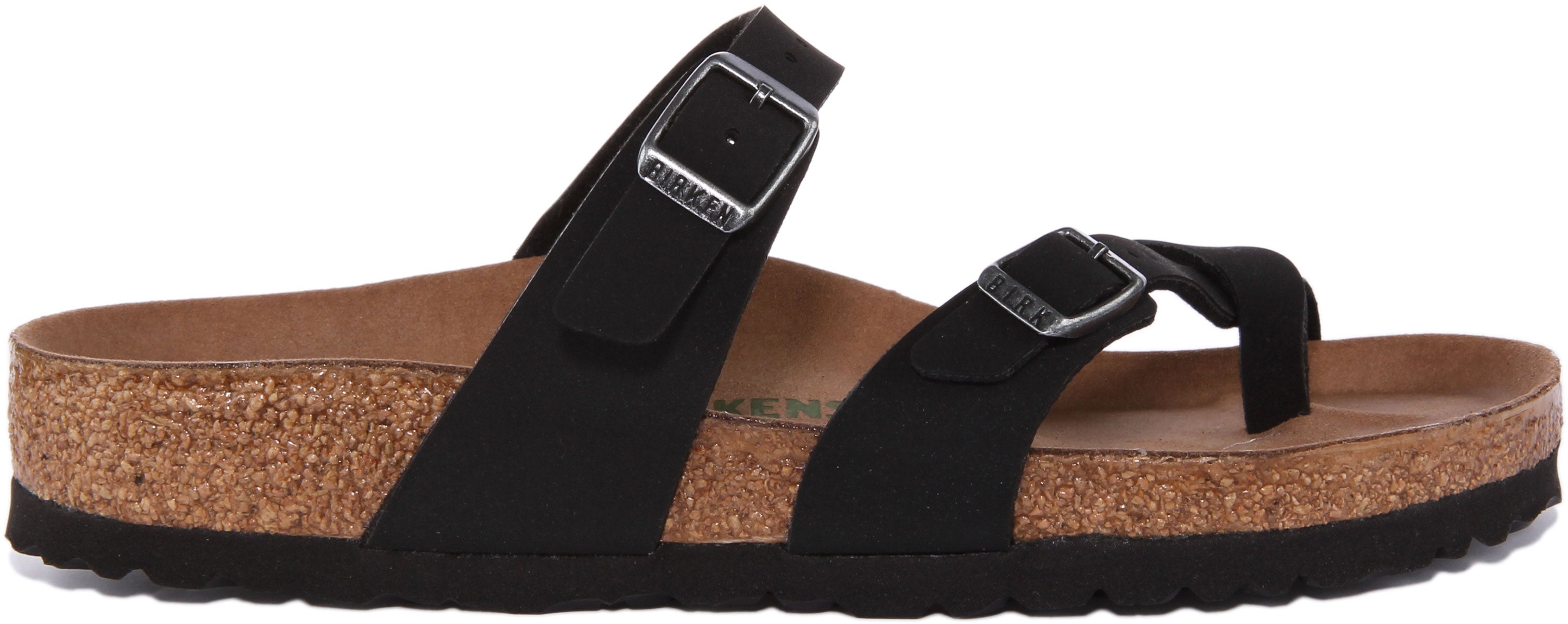 Birkenstock Mayari Sandales pour Femmes En Birko Flor En Noir Secondary image