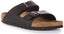 Birkenstock Arizona Sandale Birko Flor à double lanière poure en noir