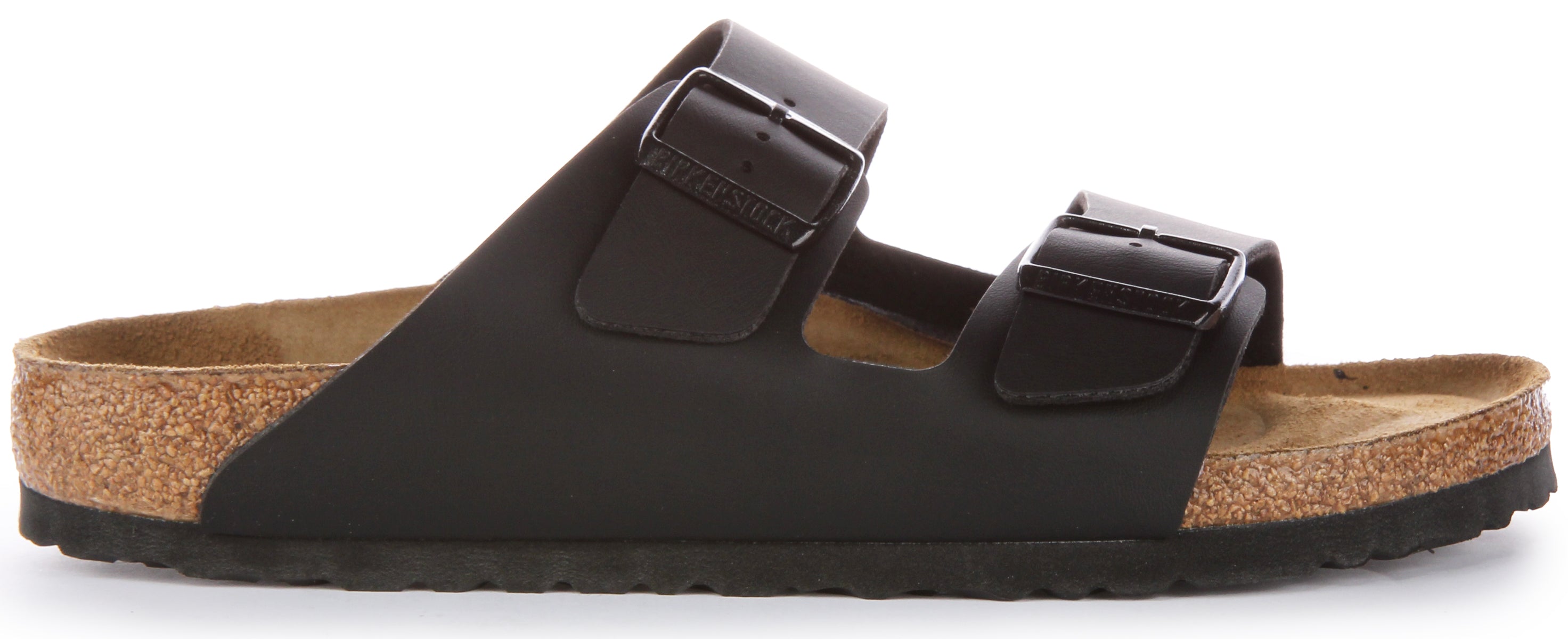 Birkenstock Arizona Sandale Birko Flor à double lanière poure en noir Secondary image
