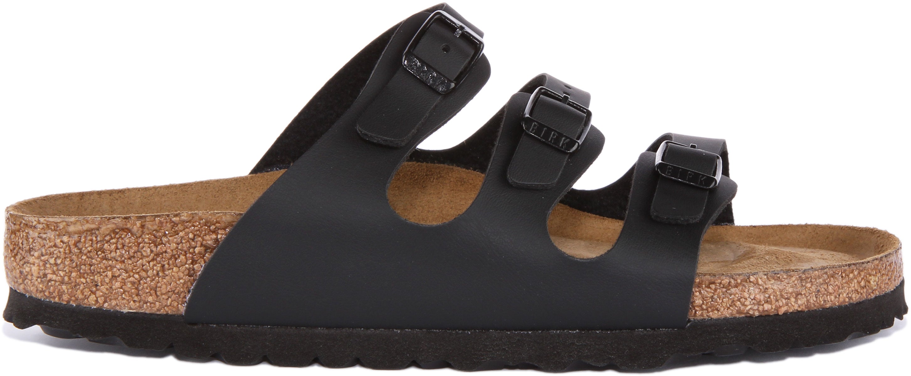 Birkenstock Florida Sandales Birko Flor à trois lanières pour femmes en noir Secondary image