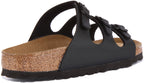 Birkenstock Florida Sandales Birko Flor à trois lanières pour femmes en noir