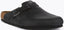 Birkenstock Boston BS Sandale en cuir huilé poure en noir