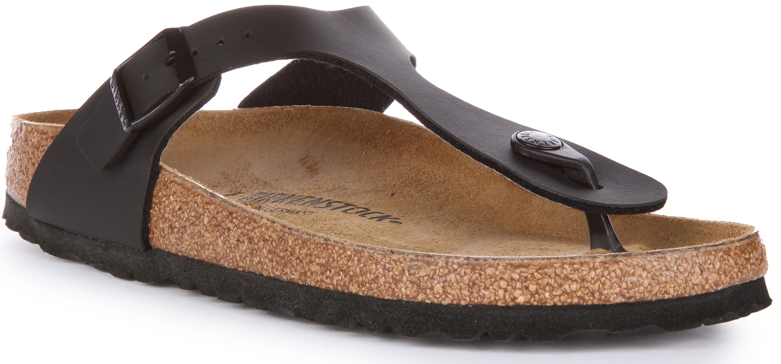 Birkenstock Gizeh Sandales de style tong Birko Flor pour femmes en noir Main image