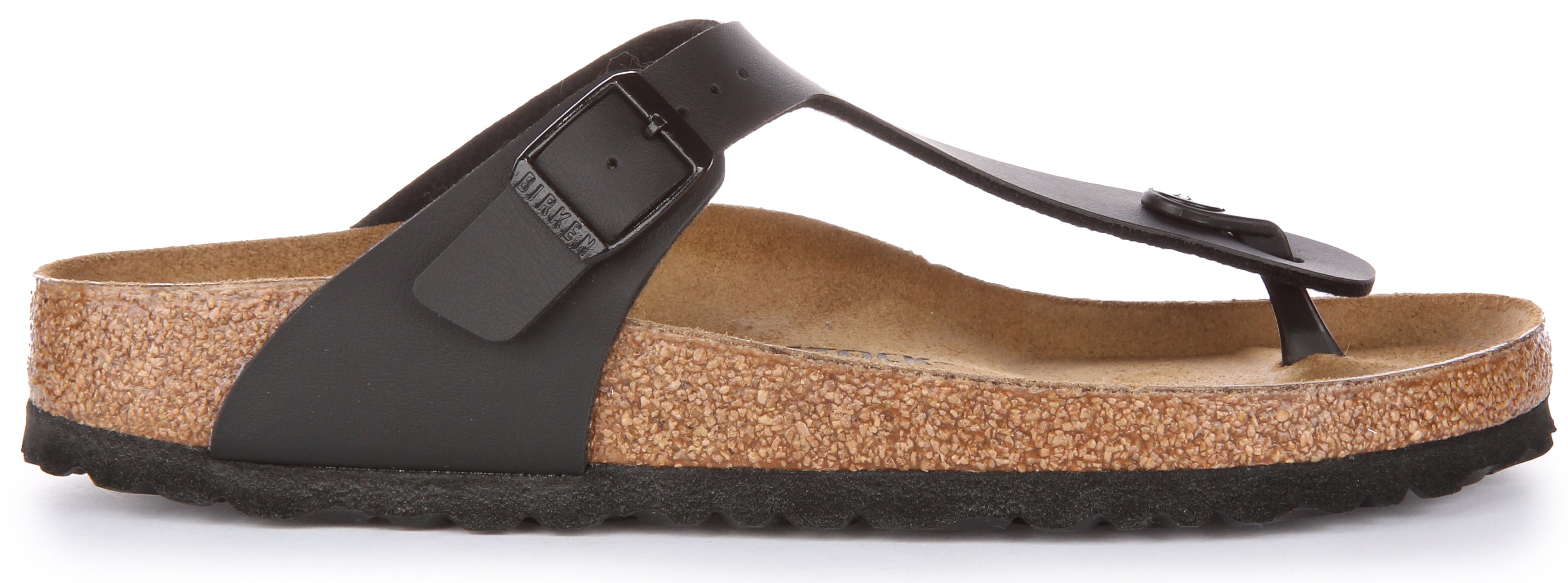 Birkenstock Gizeh Sandales de style tong Birko Flor pour femmes en noir Secondary image