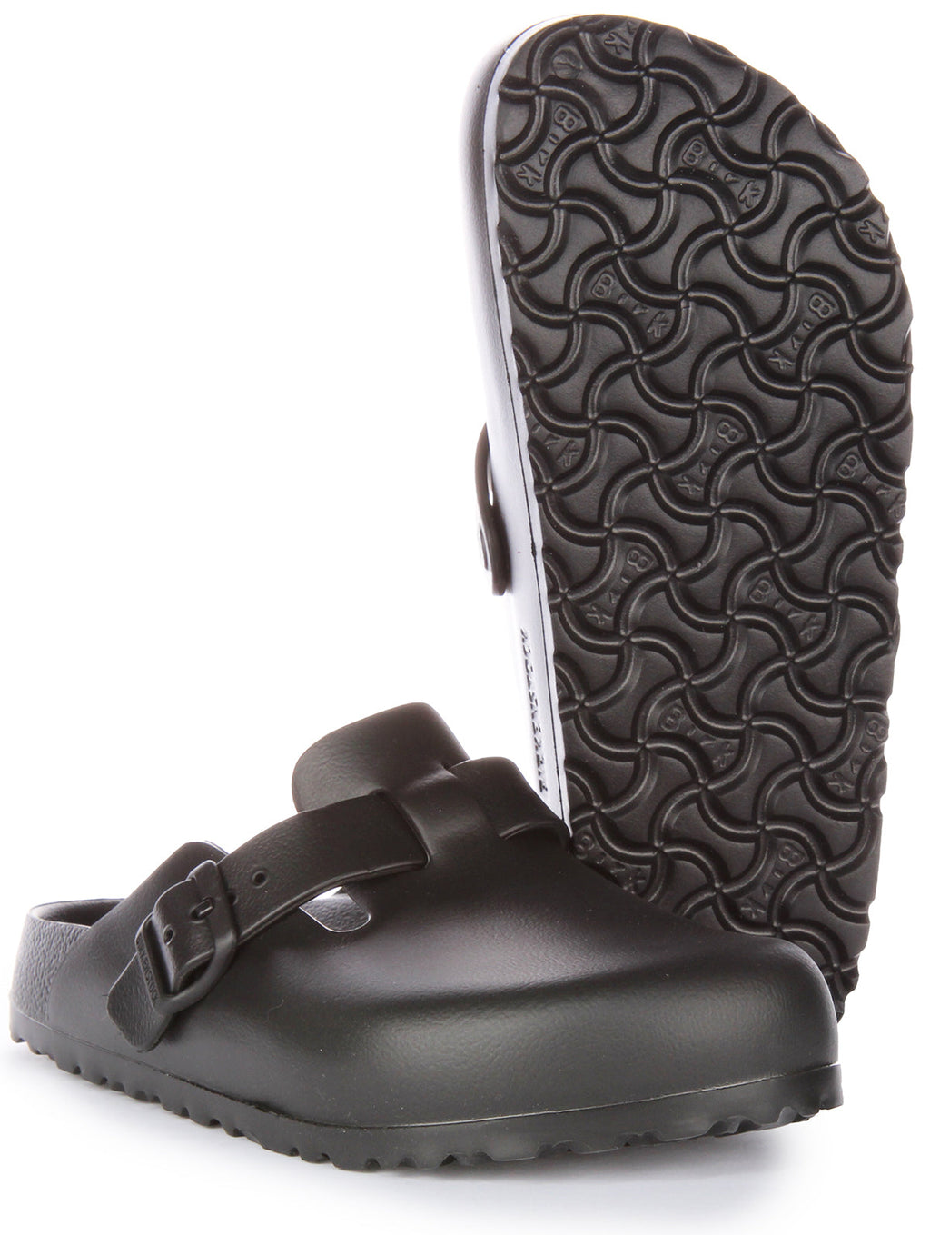 Birkenstock Boston Essentials EVA Sandales légères pour femmes en noir