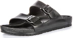 Birkenstock Arizona Eva en Noir pour Hommes | Coupe Standard