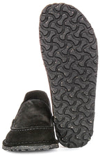 Birkenstock Utti Suede In Black | Regular Fit