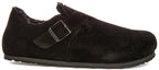 Birkenstock London Sherling In Black | Regular Fit