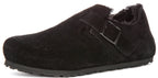 Birkenstock London Shearling In Black | Narrow Fit