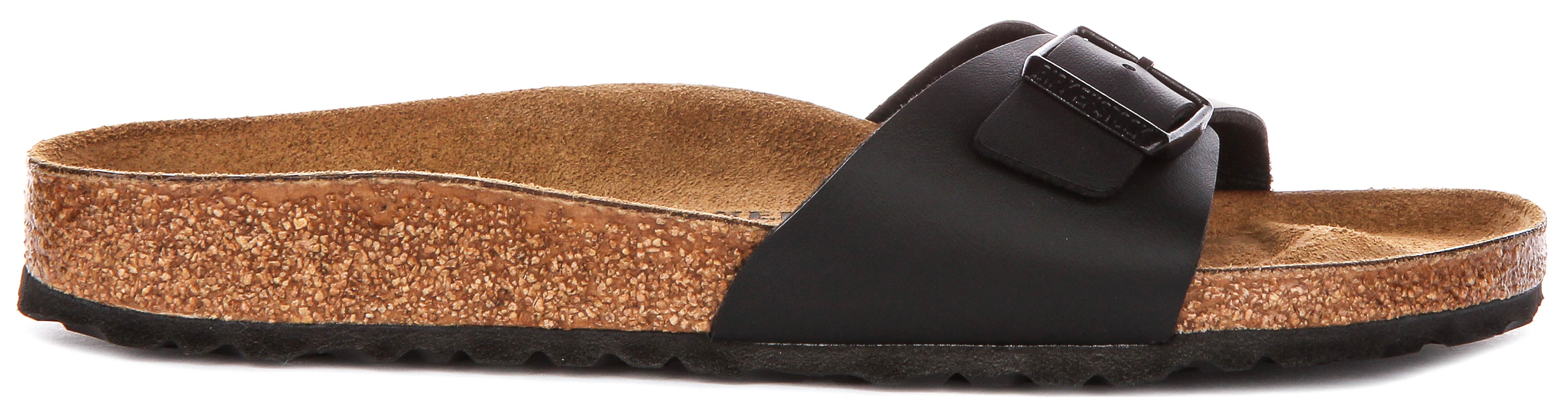 Birkenstock Madrid Bs In Black For Women | Narrow Fit Secondary image