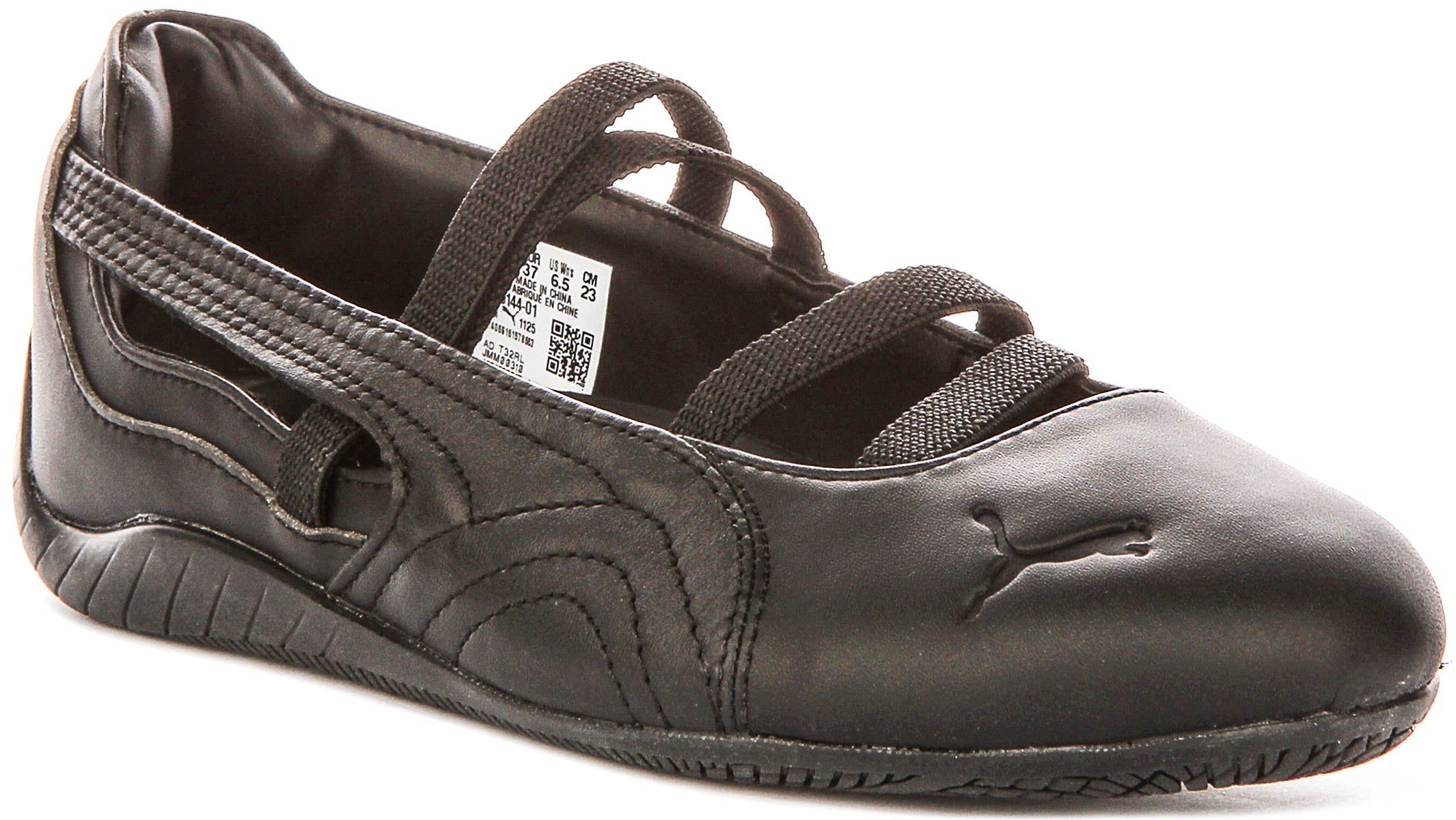 Puma SC Ballet Leather In All Black For Women Main image